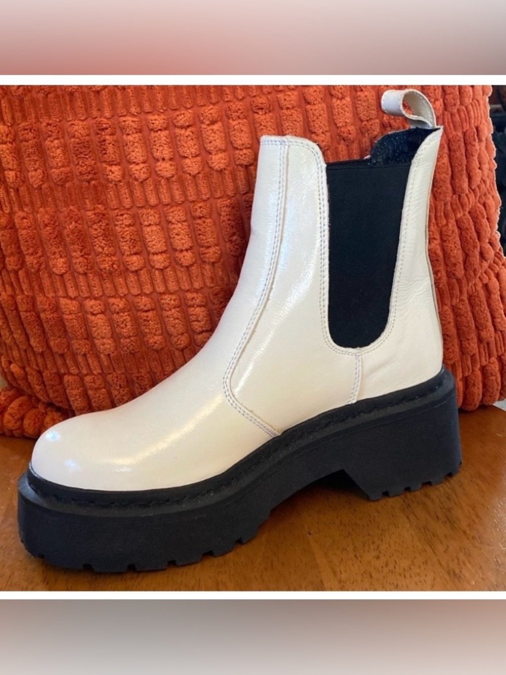 Steve Madden Manzo, White Chelsea Boots